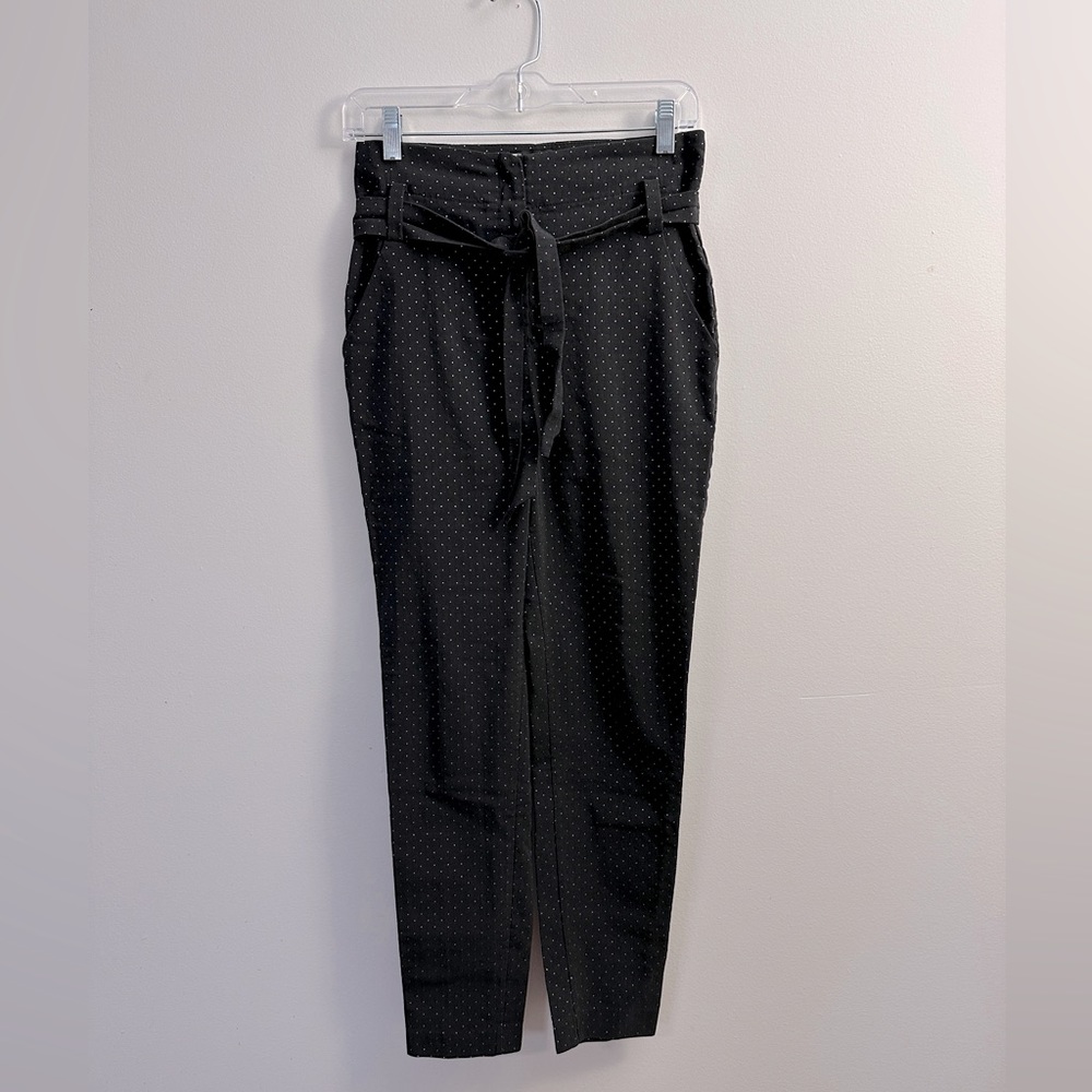 NY&Co. Black & Gold High Waisted Pants